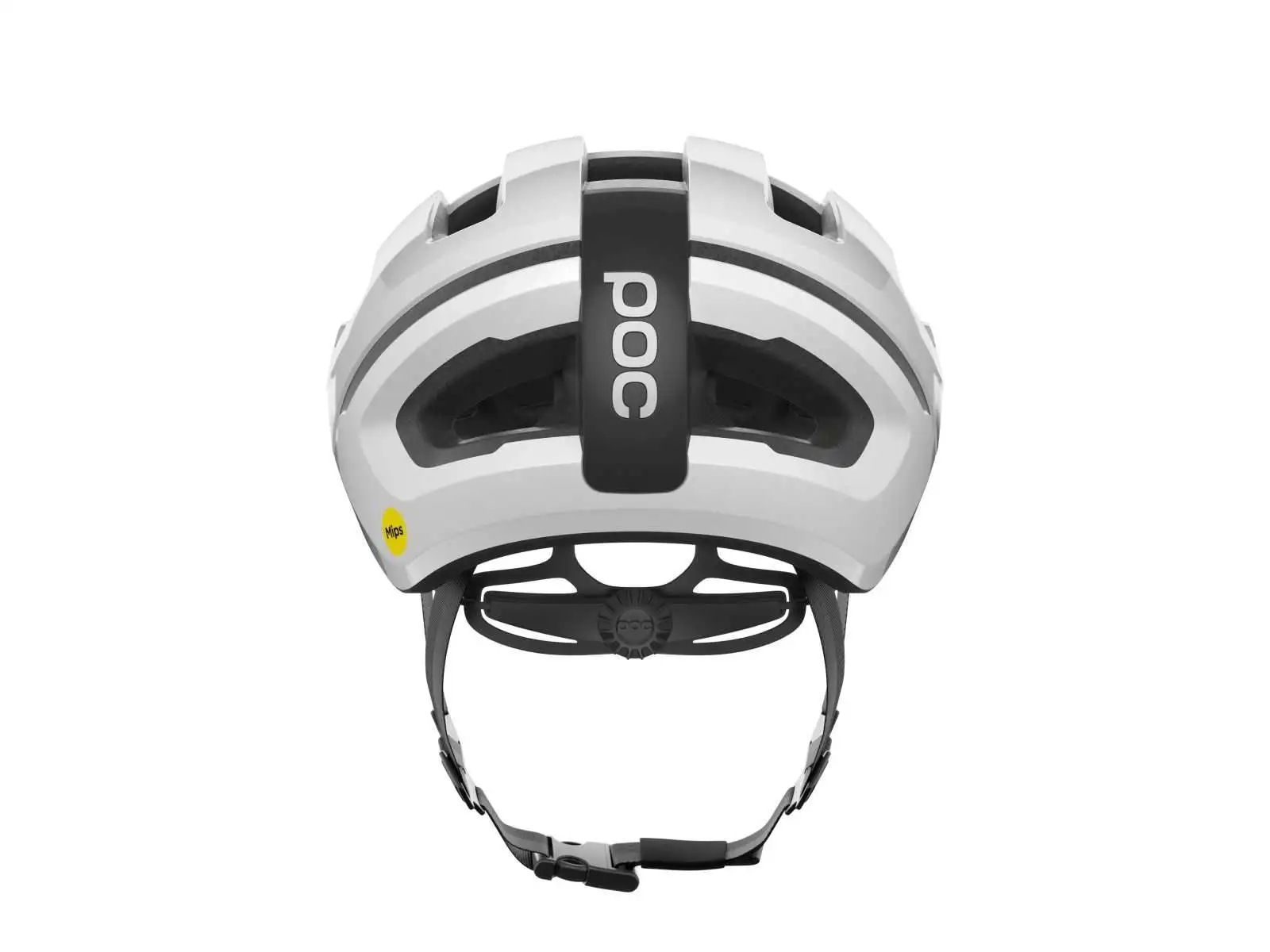 POC Omne Air MIPS kask Hydrogen White/Uranium Black Matt/Logo