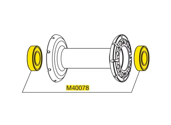 Mavic Bearing Kit do piasty przedniej (M40078)