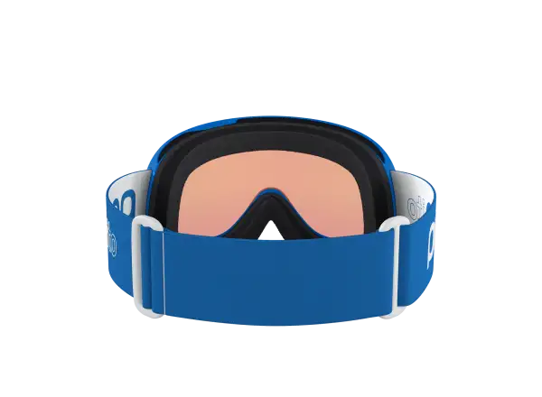POC POCito Retina dziecięce gogle narciarskie Fluorescent Blue/Partly Sunny Light Orange