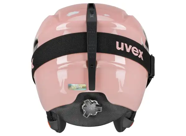 Uvex Viti zestaw kask narciarski i gogle pink penguin