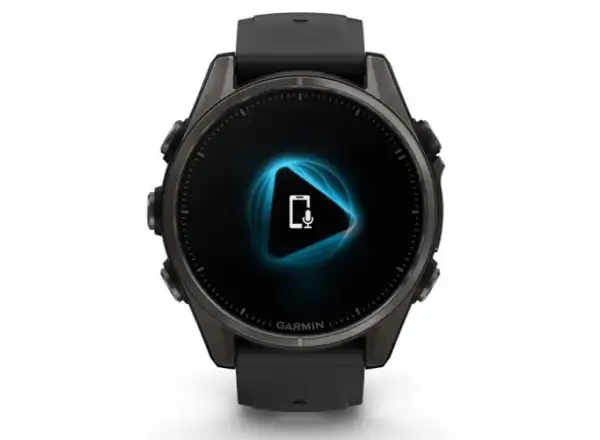 Garmin fenix 8 - 43 mm AMOLED Sapphire inteligentny zegarek Carbon titanium Black/Pebble grey