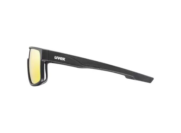 Uvex LGL 51 okulary rowerowe Black Mat/Mirror Red