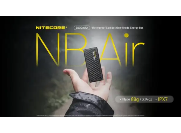 Nitecore NB AIR ultralekki powerbank z bezprzewodowym ładowaniem