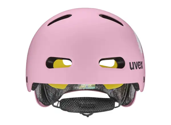 Uvex Kid 4 Style Mips kask dziecięcy Spray Strawberry Matt