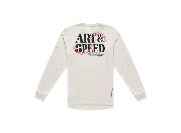 Troy Lee Designs Ruckus Ride męska koszulka z długim rękawem Art & Speed Pumice