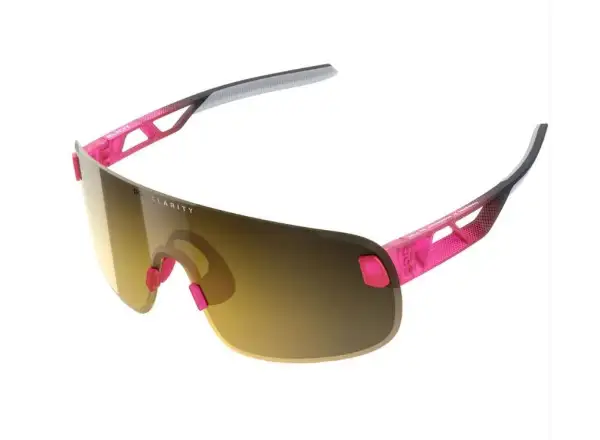 POC Elicit okulary Fluorescent Pink/Uranium Black Translucent