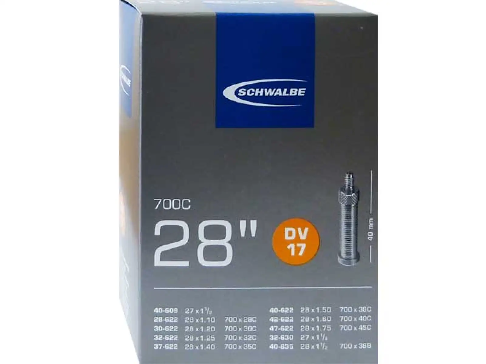 Schwalbe dętka trekkingowa 28-47/622 (Nr.17)