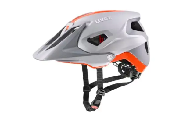 Uvex Quatro Integrale MTB kask Silver/Orange Mat