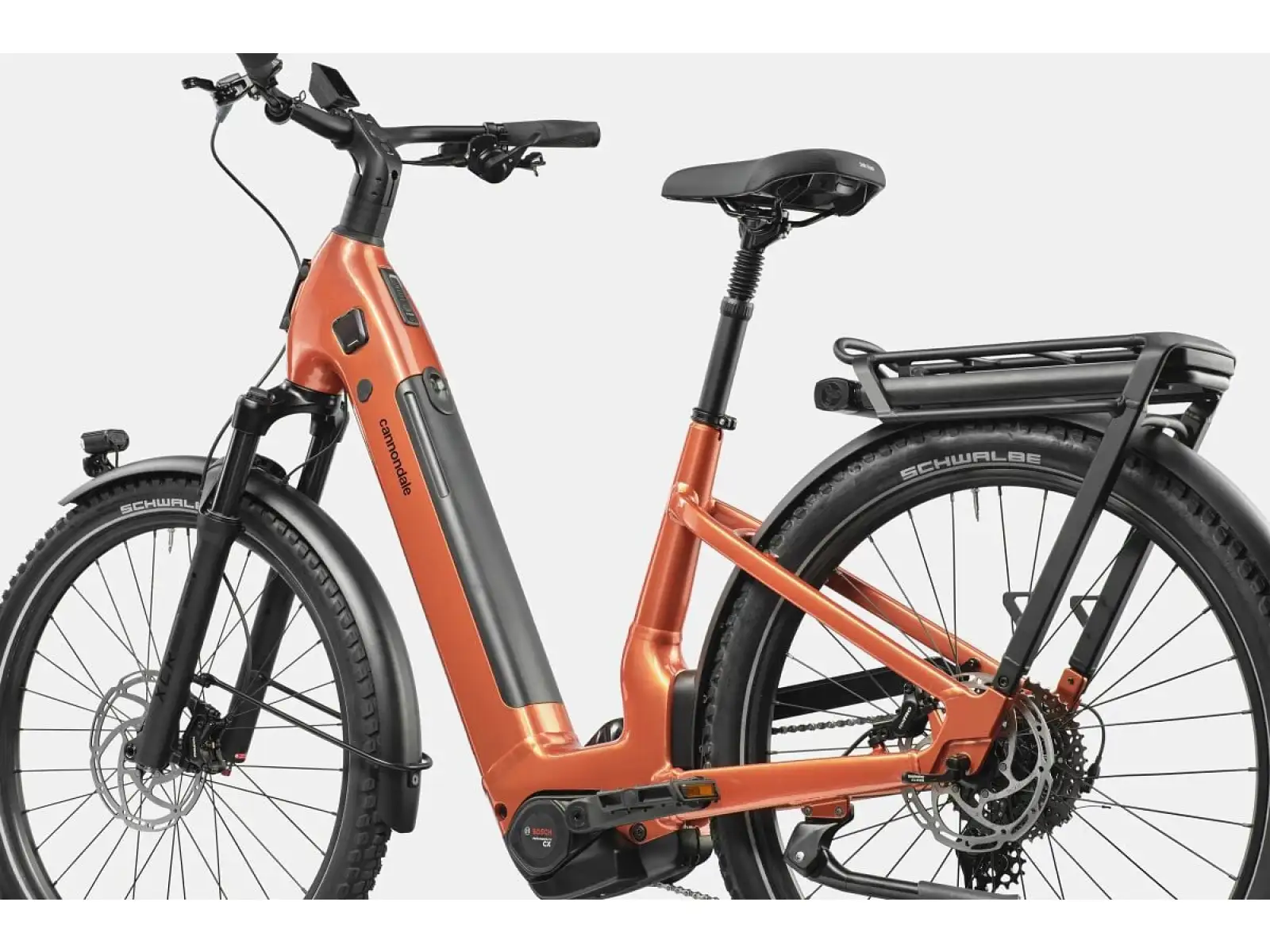 Cannondale Tesoro X 1 LSTH Orange Slice niskowejsciowy rower elektryczny trekkingowy
