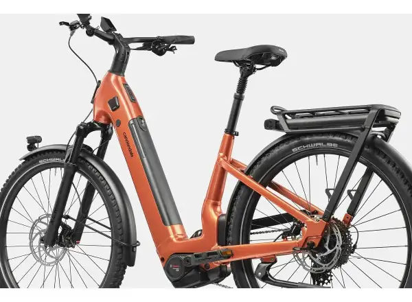 Cannondale Tesoro X 1 LSTH Orange Slice niskowejsciowy rower elektryczny trekkingowy