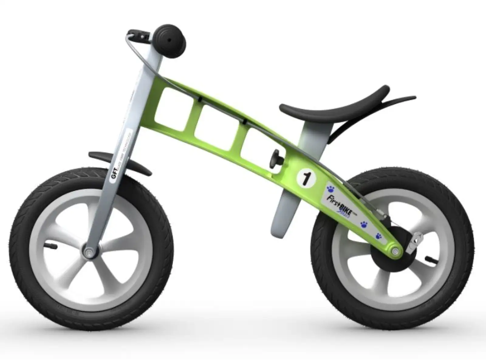 First Bike Street rowerek biegowy dla dzieci zielona