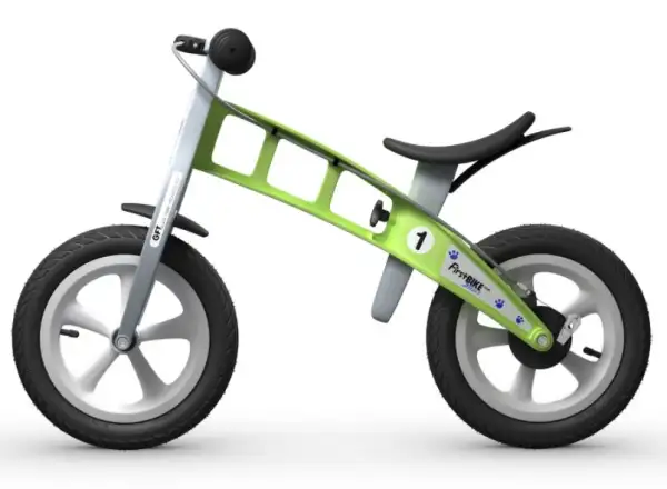 First Bike Street rowerek biegowy dla dzieci zielona