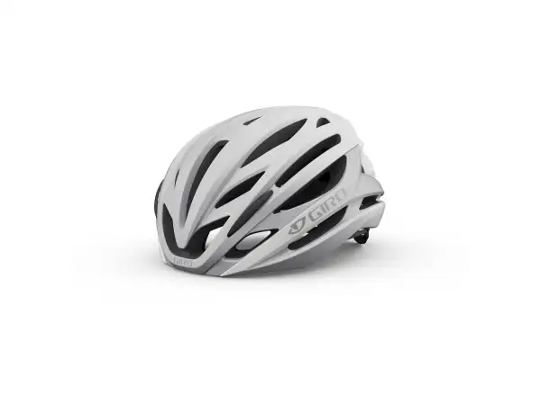 Giro Syntax kask rowerowy mat white/silver