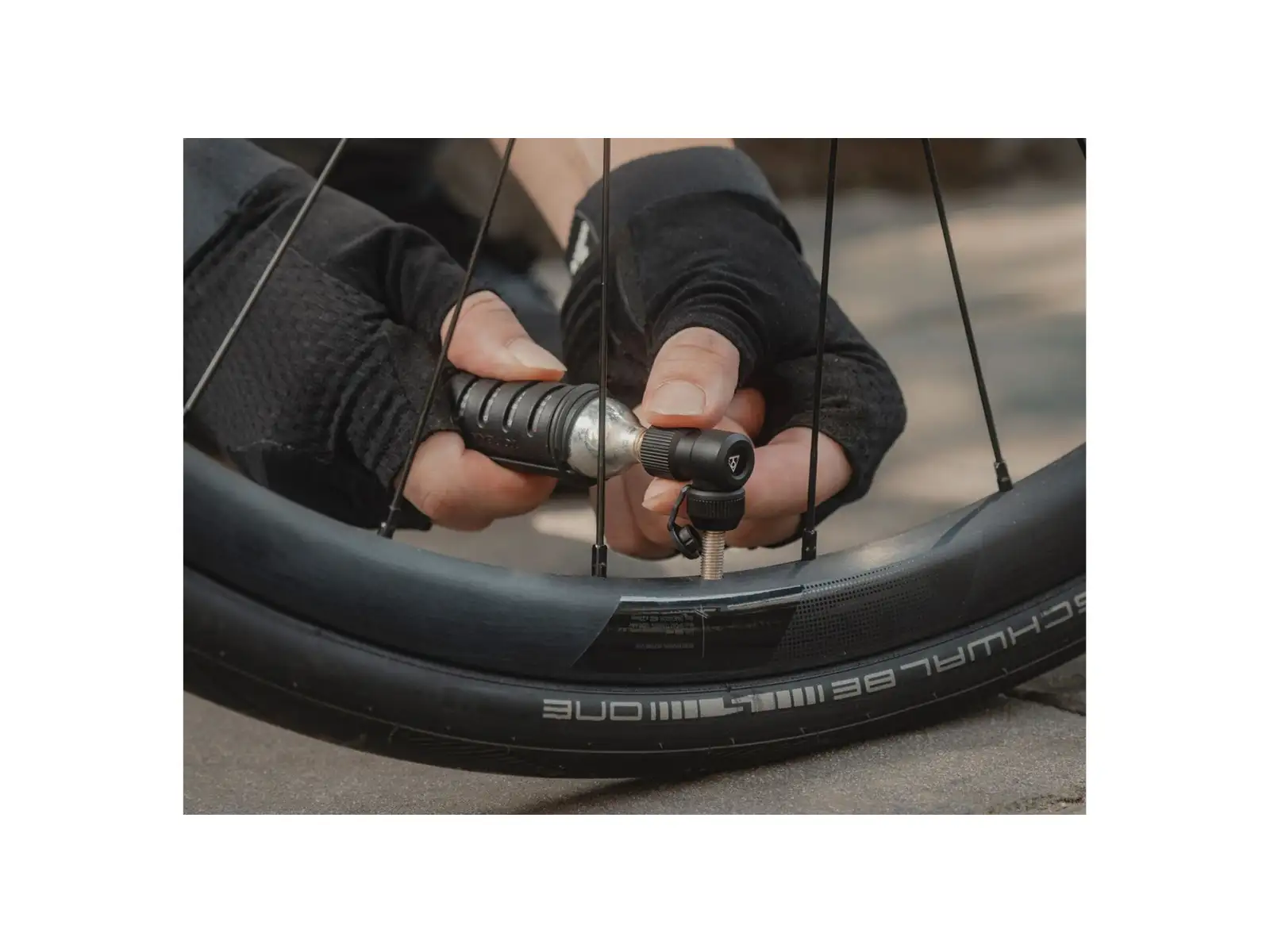 Topeak Nano AirBooster L pompka czarna