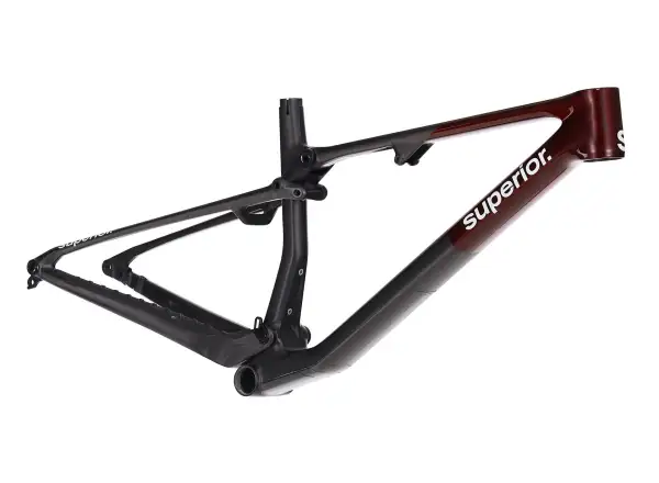 Superior XF Team zestaw ramy bez amortyzatora Red Carbon/Matte Carbon