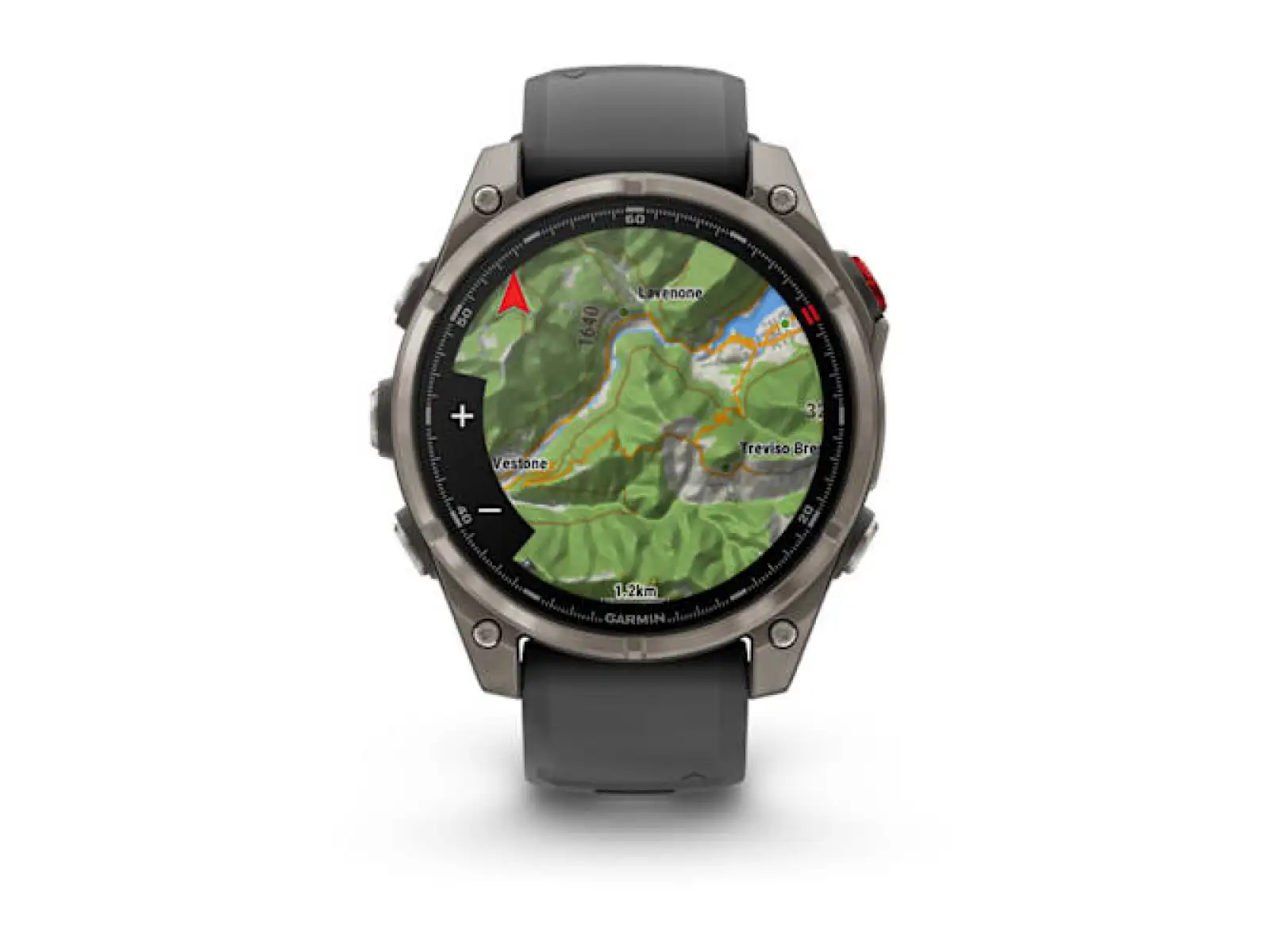 Garmin fenix 8 Pro 47 mm AMOLED Sapphire inteligentny zegarek Titanium Graphite/Black
