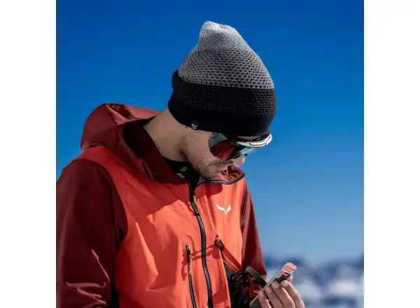 Salewa Sella Merino czapka Grey Stripes