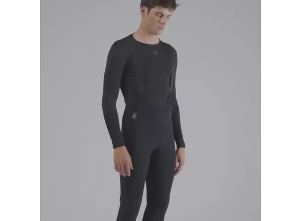 Alé R-EV1 Thermo Shield męskie zimowe spodnie rowerowe Black