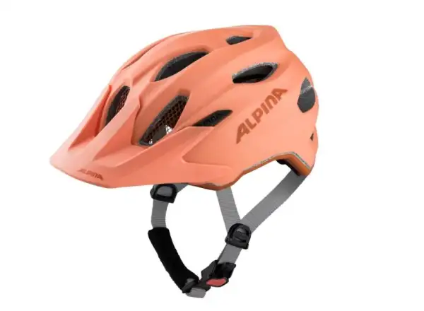 Alpina Carapax JR. dziecięcy kask Peach Matt
