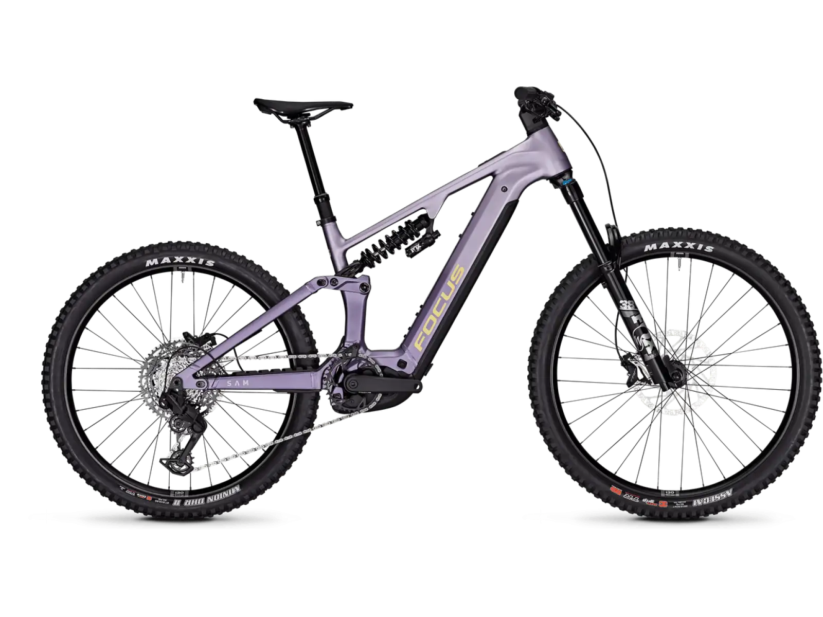 Focus SAM 8 800Wh w pełni amortyzowany rower elektryczny Lilac matt / Darklilac matt