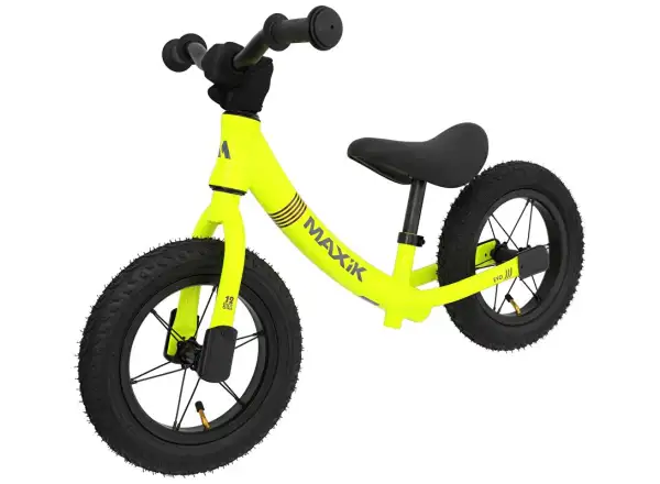 rowerek biegowy MAXÍK Evo Lite fluo żółta/fioletowa