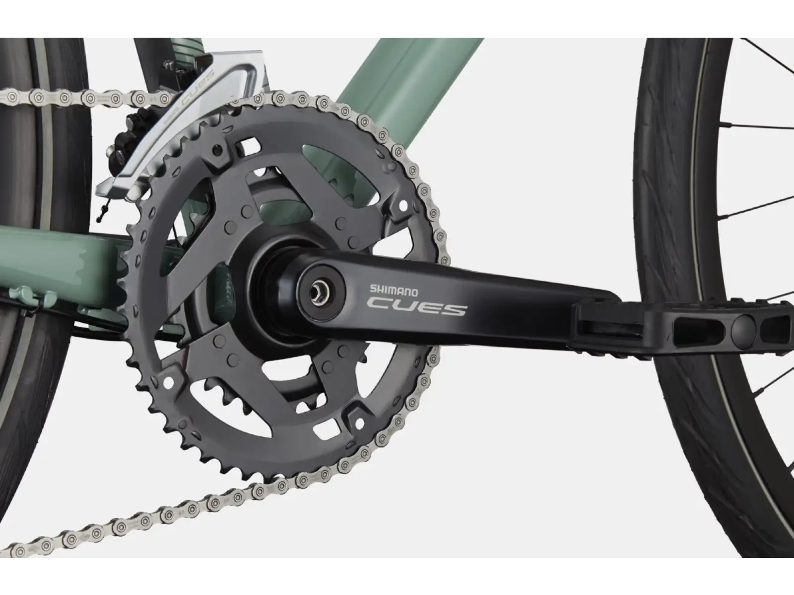 Cannondale Quick 3 Remixte Step-thru rower trekkingowy Sage