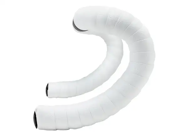 Supacaz Suave Tape owijka White/Ano Black Plugs + Silicone Gel