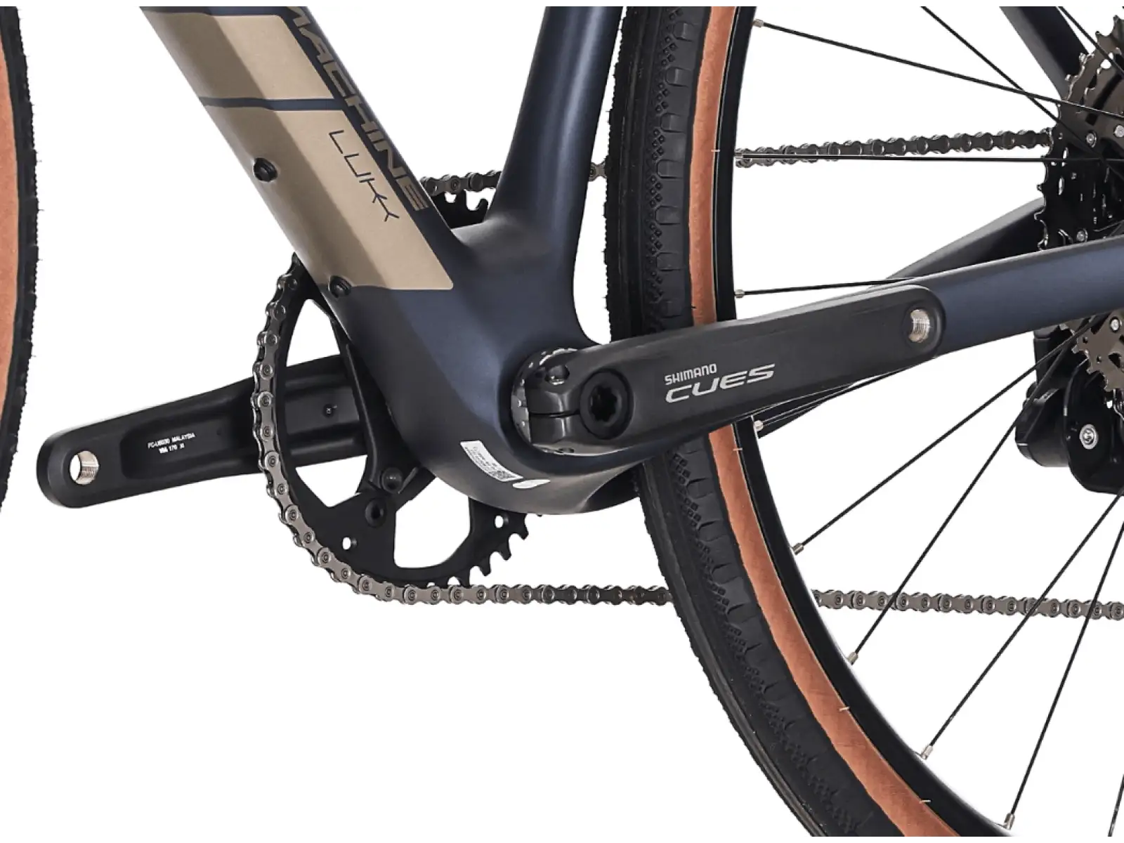 Rock Machine Lukk Cr 10 gravel rower Matte Deep Ocean Blue