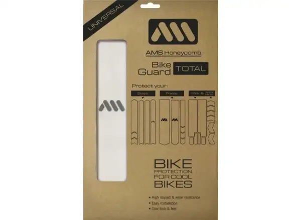 All Mountain Style ochronne naklejki na ramę Total Clear/Silver