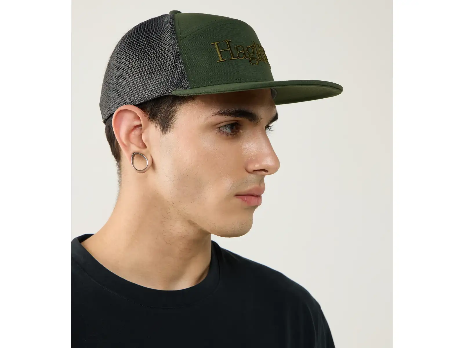 Haglöfs czapka z daszkiem Trucker Seaweed Green/Magnetite