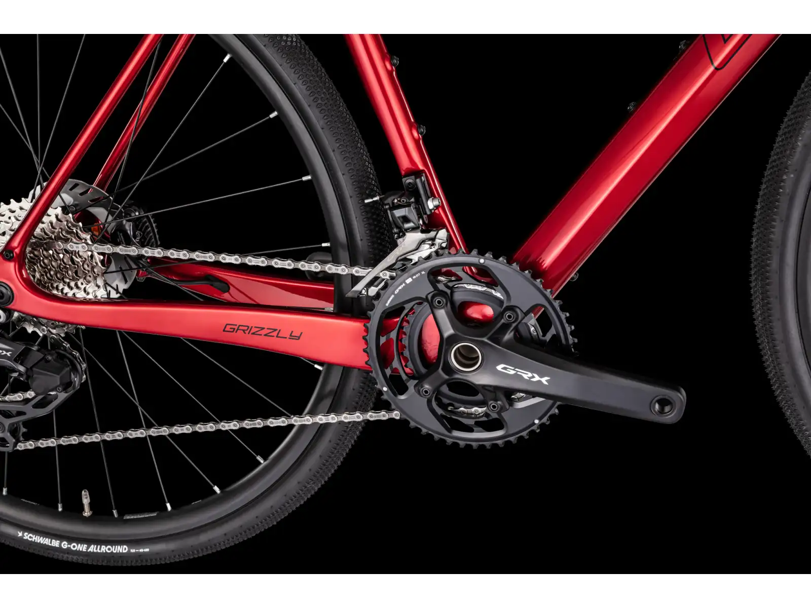 4Ever Grizzly Race rower gravel Flame red