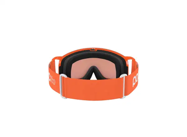 POC POCito Nexal dziecięce gogle narciarskie Fluorescent Orange/Partly Sunny Light Orange