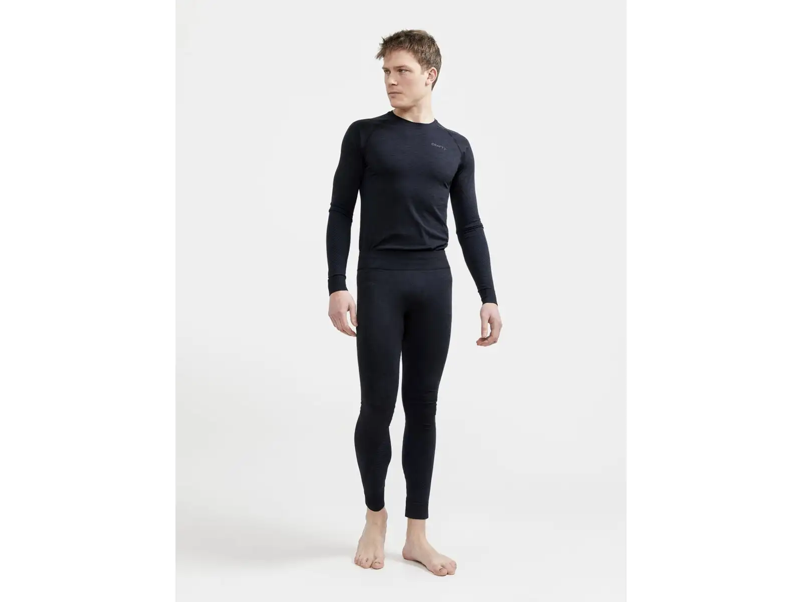Craft Core Dry Active Comfort męska koszulka z długim rękawem czarna