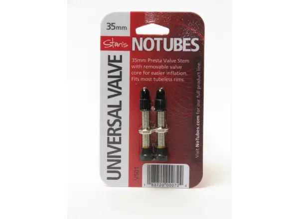 No Tubes Universal Tubeless wentyle 35mm - para