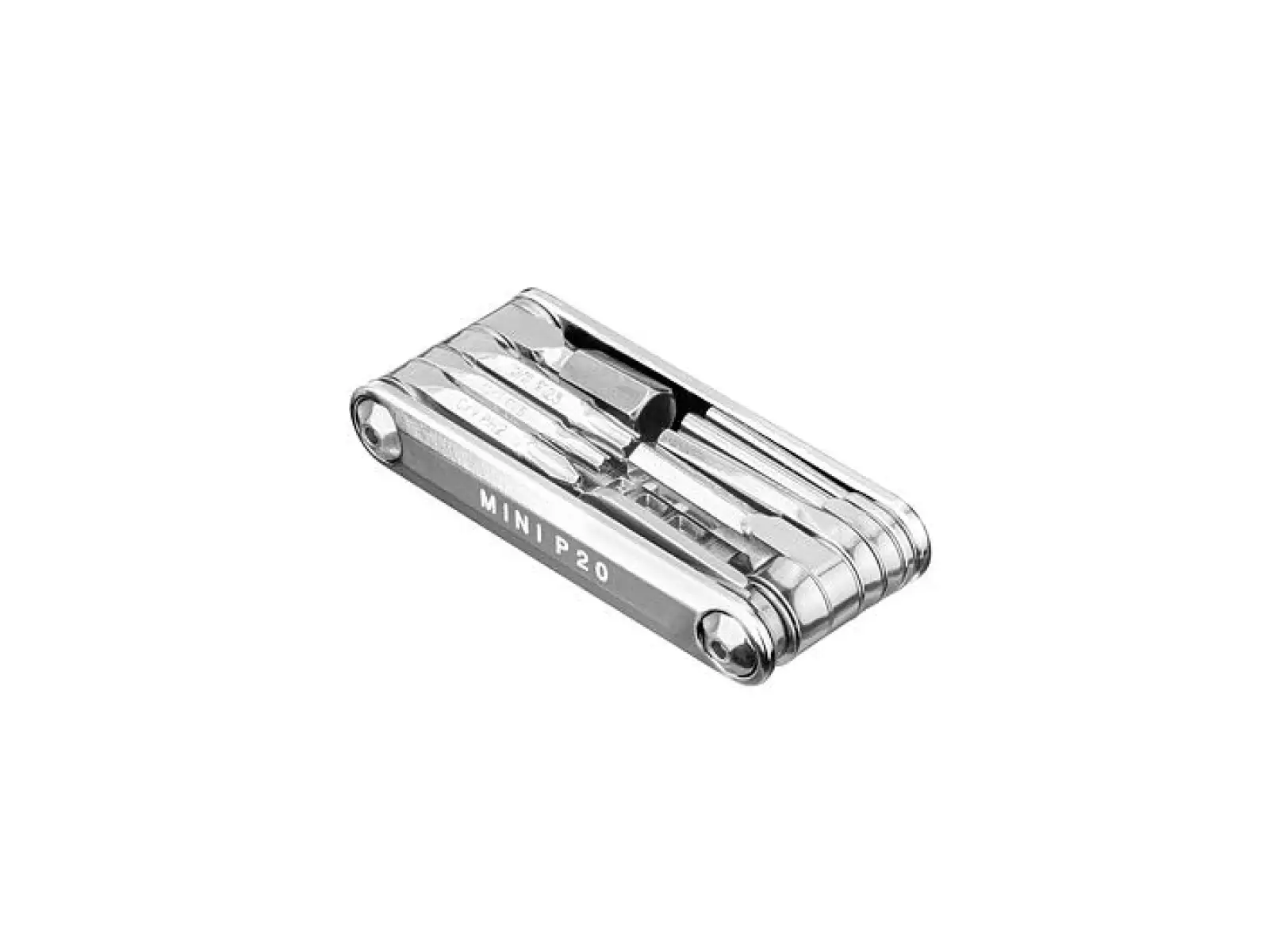 Topeak Mini P20 multiklucz 20 funkcji srebrna