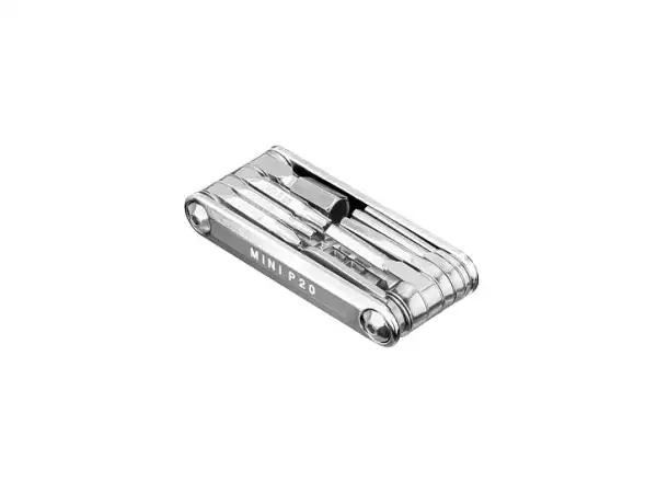 Topeak Mini P20 multiklucz 20 funkcji srebrna