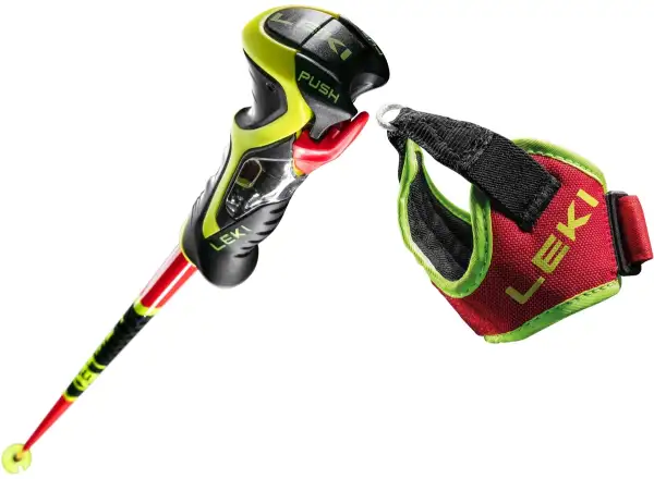 Leki WCR TBS SL 3D narciarskie kije Bright Red/Black/Neonyellow