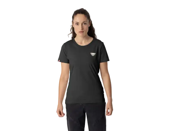 Dynafit 24/7 Graphic damska koszulka z krótkim rękawem Black Out/Trail Crew