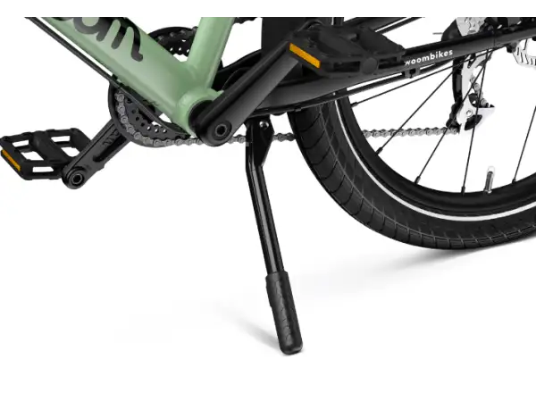 Woom 4 Now rower dziecięcy 16" Moss Green/Formular Red