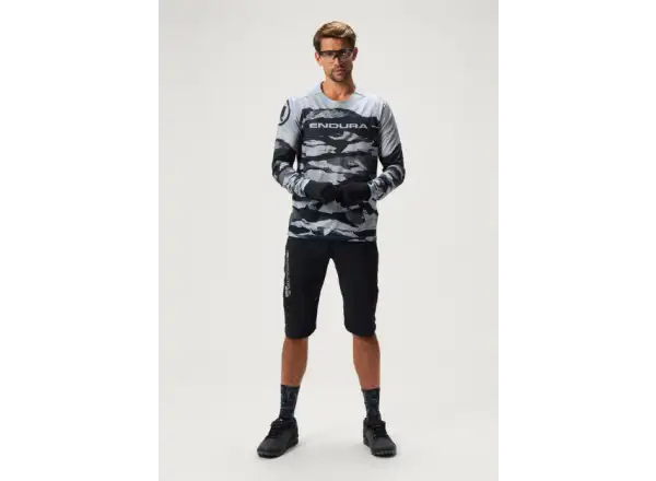 Endura LTD Mountain Camo męska koszulka z długim rękawem Black
