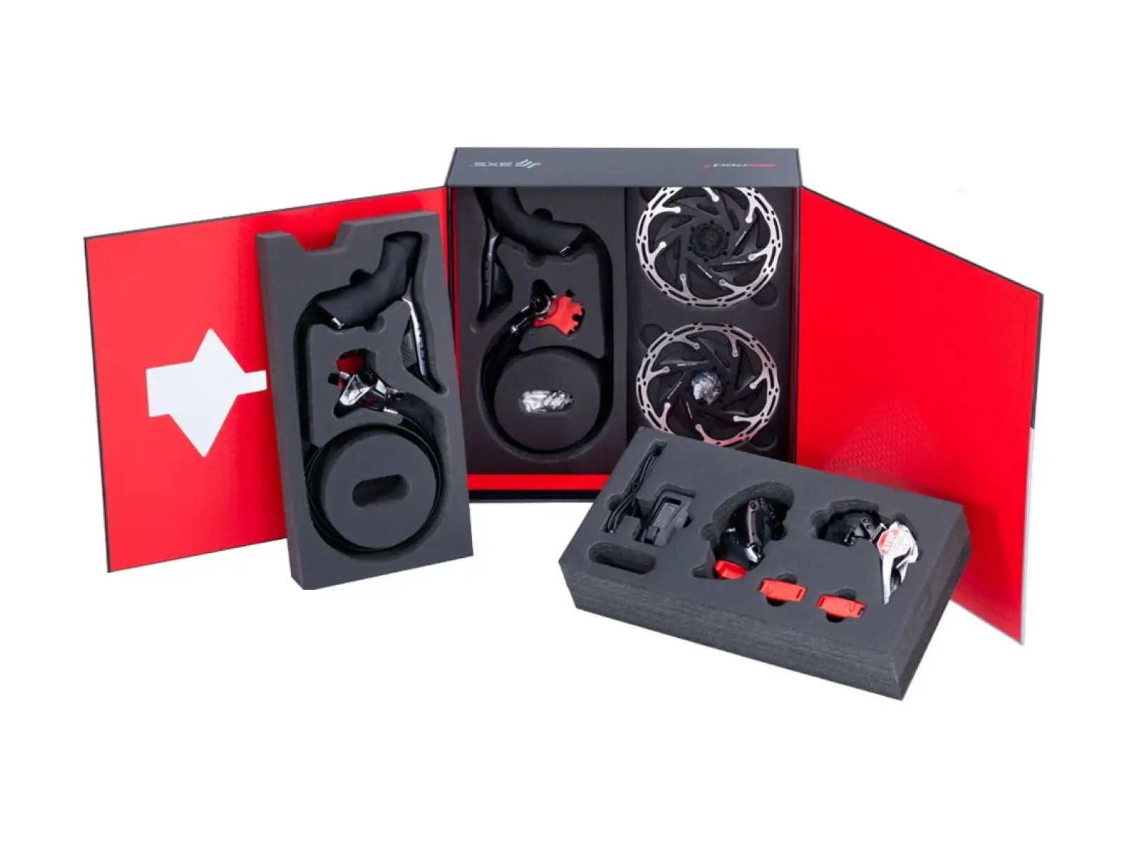 Sram Red eTap AXS HRD 2x12sp. szosowy zestaw - CL tarcze