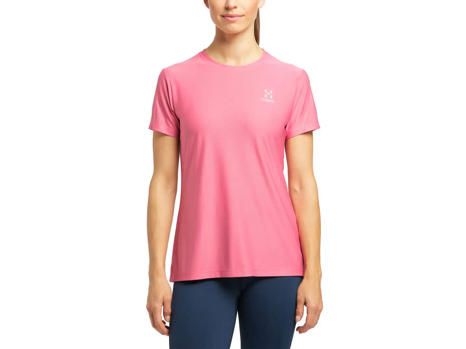 Haglöfs L.I.M Tech damski t-shirt krótki rękaw růžová
