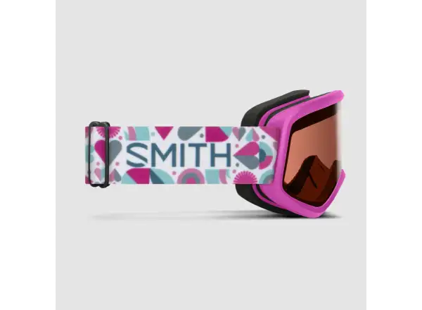 Smith Snowday dziecięce narciarskie Vivid Pink Hearts / RC36