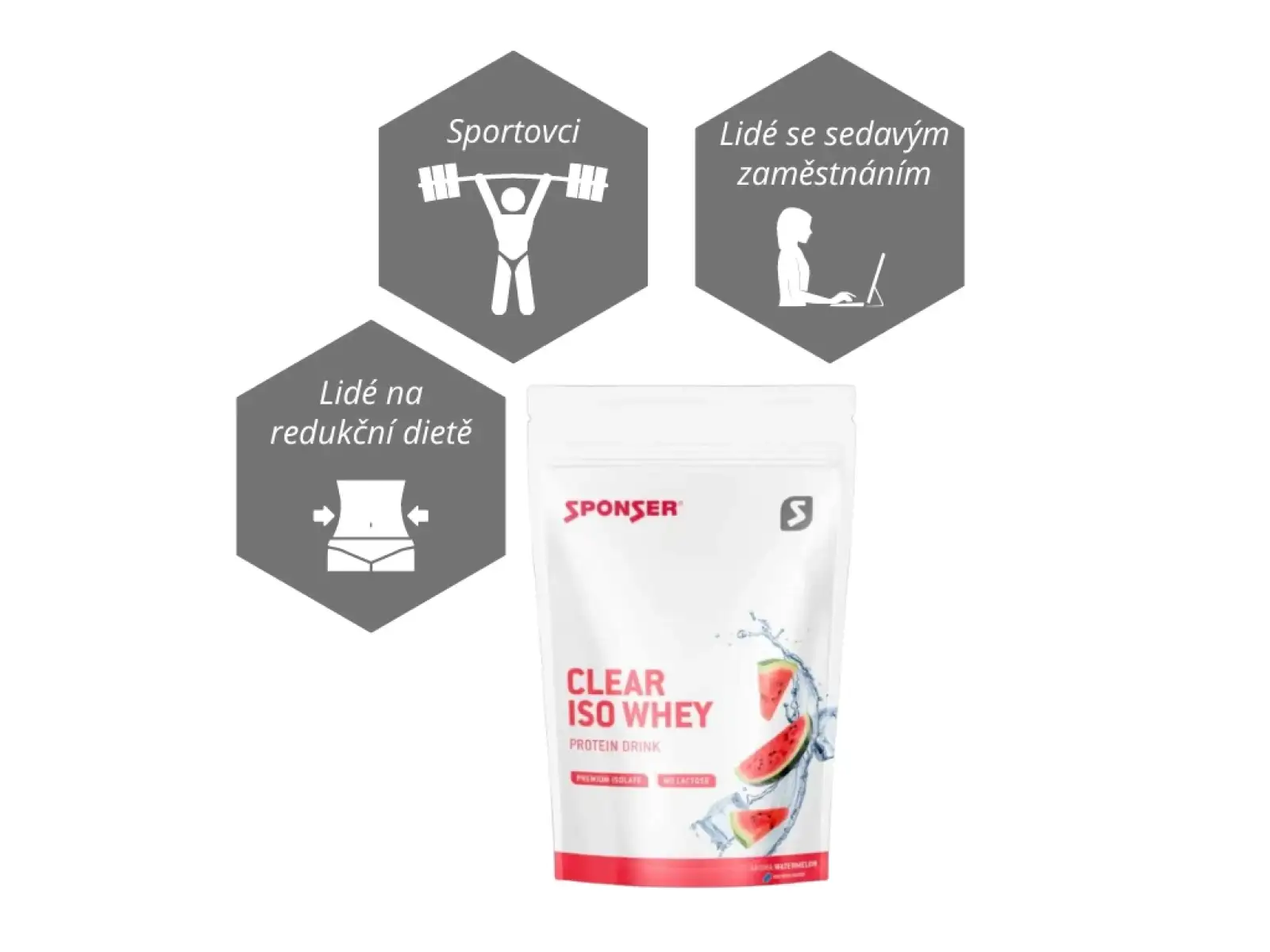 Sponser Clear Iso Whey izolat serwatki 450 g
