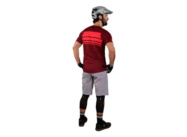 Troy Lee Designs Skyline Air SS męska koszulka rowerowa krótki rękaw Stacks syrah
