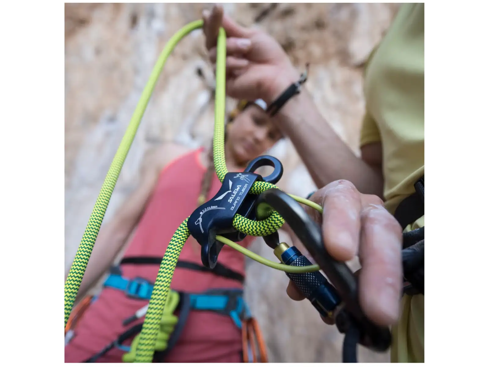 Salewa Alpine Tuber narzędzie do asekuracji i zjazdu Midnight Blue