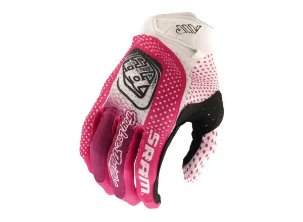 Troy Lee Designs x SRAM Air rękawice Radioscape Fuchsia