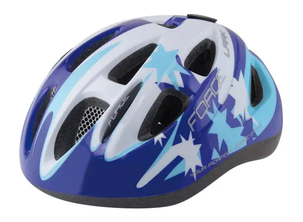 Force Lark dziecięcy kask niebieska/biała