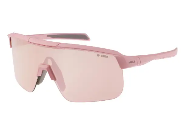 R2 Fusion okulary przeciwsłoneczne różowa/brązowa/różowozłoty chrom