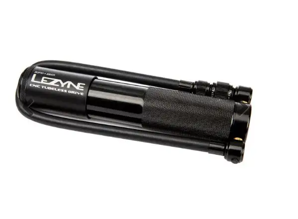 Lezyne CNC Tubeless Drive mini pompka black